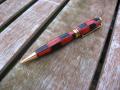 Bloodwood and Blackwood Gold Designer Style Pen