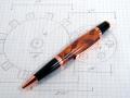 Copper Wall Street II Herringbone Segmented Ballpoint (Various Woods)