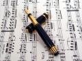 Capri 24kt Gold Fountain Pen with African Blackwood