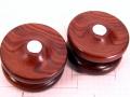 Bolivian Rosewood Yo-Yos with Chrome Fittings