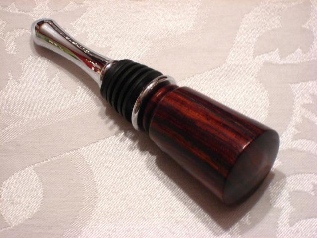 Bolivian Rosewood and Chrome Stopper