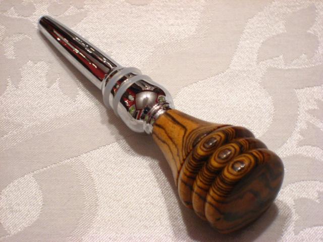 Bocote and Chrome Stopper