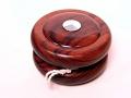 Bolivian Rosewood Convex Profile Yo-Yo with Chrome Plated Fittings