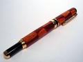 Walnut and Oak Segmented Fountain Pen