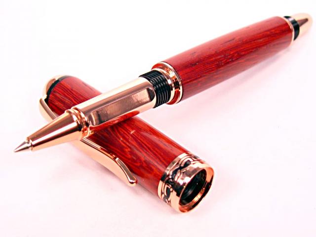 Copper Sedona Rollerball with Padauk