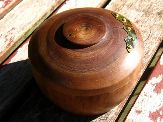 Walnut Container with Lid