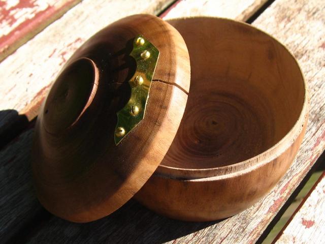 Walnut Container with Lid