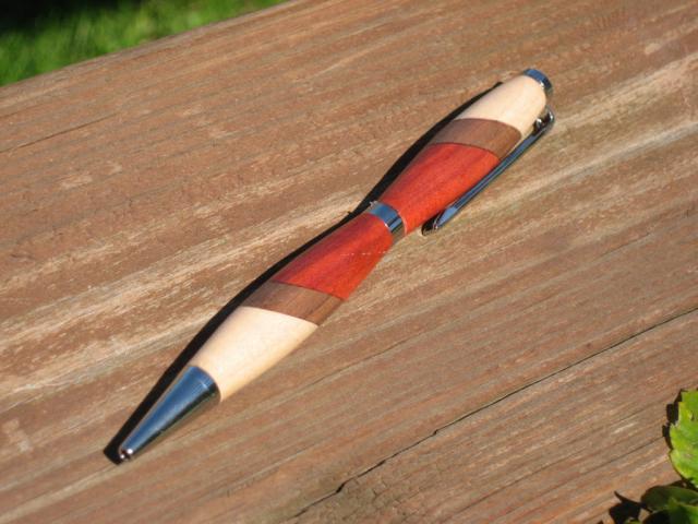 Basswood, Walnut, and Bloodwood Slimline