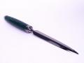 Tru-Stone Malachite Black Titanium Letter Opener