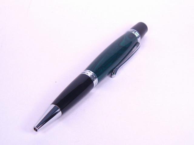 Tru-Stone Malachite Apprentice Ballpoint Twist