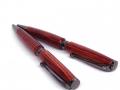 Slimline Gunmetal twist Pens with Honduran Rosewood