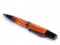 Petrizio Gunmetal Twist Pen with Bethlehem Olivewood