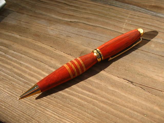 Padauk & Ash Twist Pencil